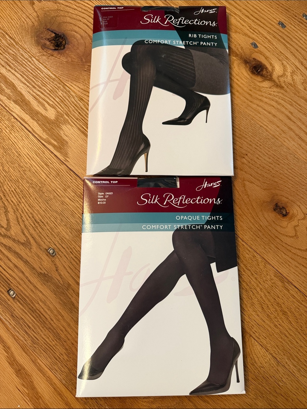 Silk Reflections Tights Packaging
